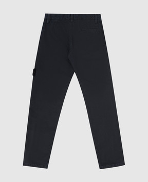 Stone Island Дитячі сині штани з логотипом K2S163100002S010414