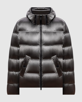Moncler Сірий пуховик Sensation L20931A000435993C