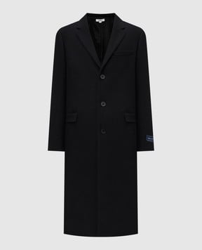 Sporty & Rich Чорне пальто з вовною OW04962326BA01