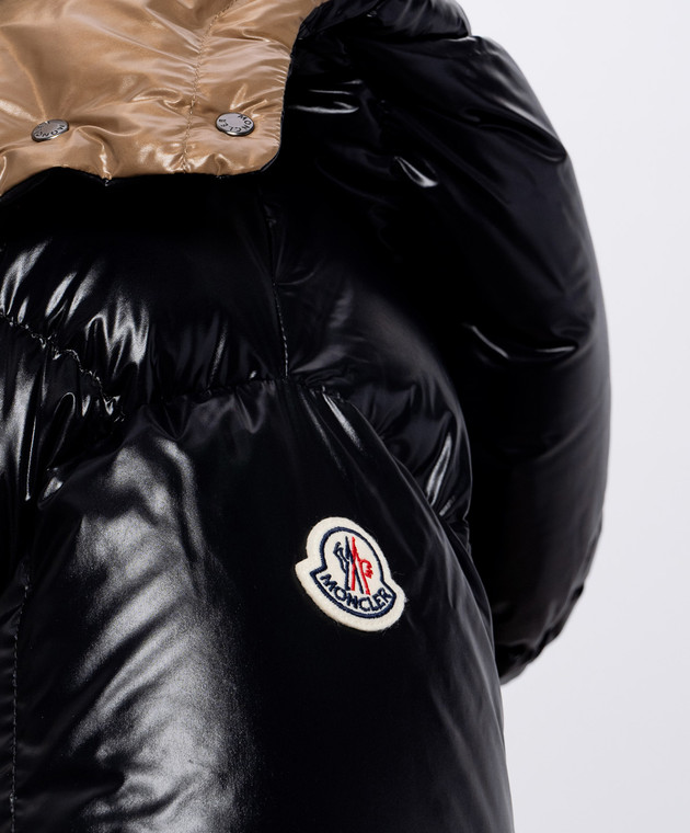 Moncler Чорний пуховик Parana L20931A0010368950 зображення 5