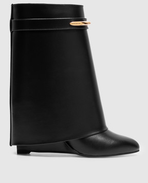 Givenchy Чорні шкіряні чоботи Shark Pinch BE605LE1J7
