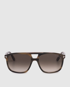 Tom Ford Коричневий сонцезахисні окуляри BRIANNA FT1338