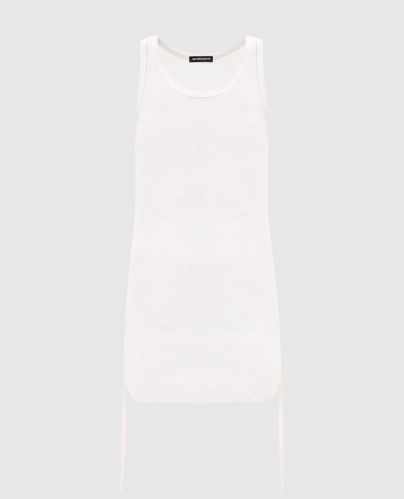 Белый топ Mara в рубчик