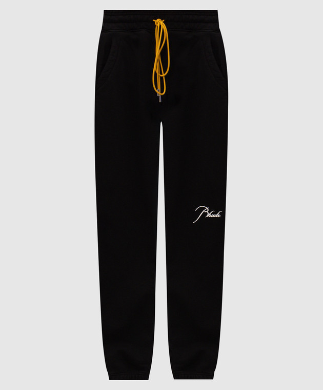 Rhude Черные утепленные джоггеры RHPF26SP02012