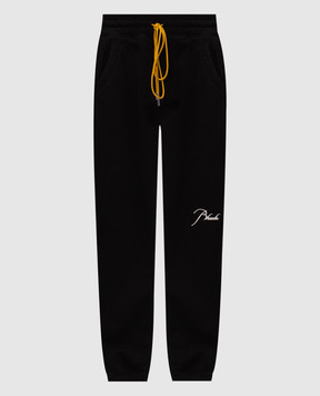 Rhude Черные утепленные джоггеры RHPF26SP02012