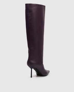 Le Silla Фиолетовые кожаные сапоги BELLA 4236C080BMPPGLM