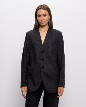 Jil Sander Сірий жакет з вовни J02BN0261J40333