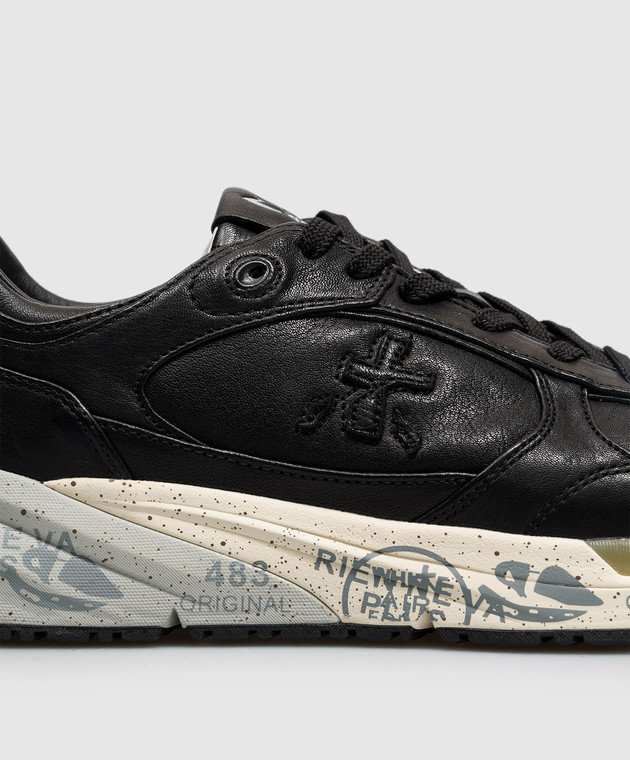 Premiata Черные кожаные кроссовки Mase25 MASE258420 изображение 5