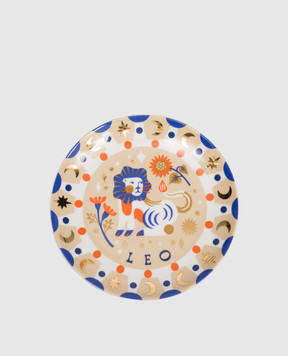 Bitossi Home Бежева порцелянова тарілка для закусок Leo AST00007