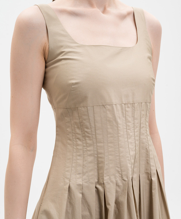 Max Mara Бежевое платье FELTRE MSTFELTRE изображение 4