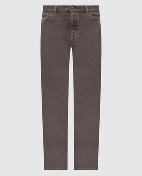 Brunello Cucinelli Серые джинсы с эмблемой M237PO2090