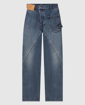 JW Anderson Сині джинси Twisted Workwear DT0126PG1849