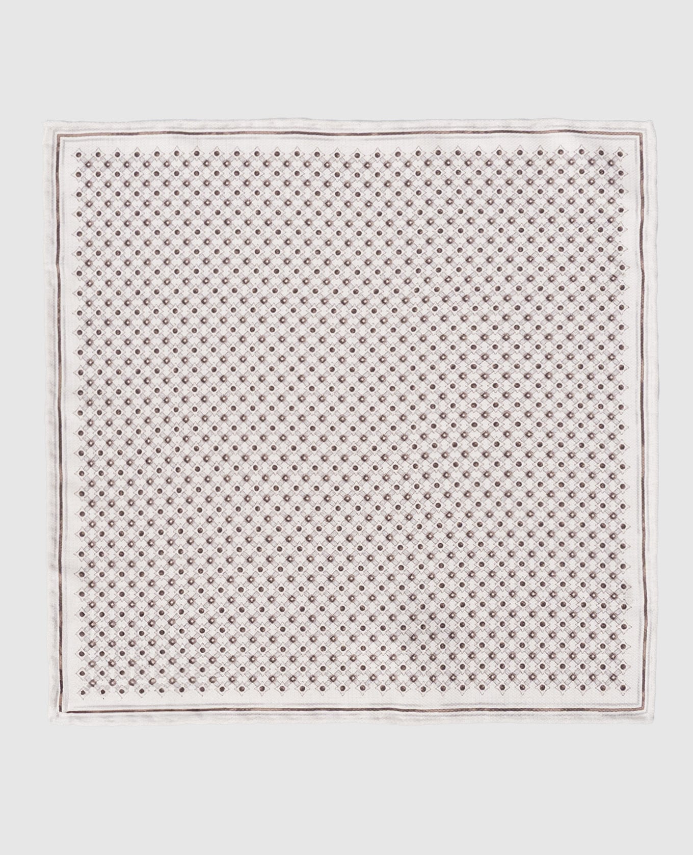 Двухсторонний платок-паше из шелка в узор