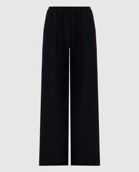 The Row Чорні штани Gala з вовни 8653W4084