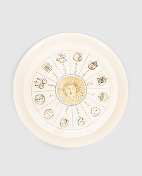 Fornasetti Піднос кольору айворі Zodiaco C32Z043