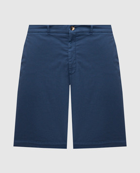 Brunello Cucinelli Шорти синього кольору M289LU0010