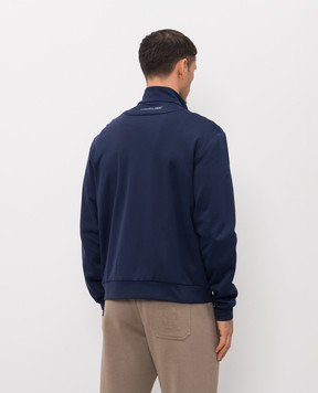 Stefano Ricci Синя спортивна куртка M6L62R0140CTPA2U