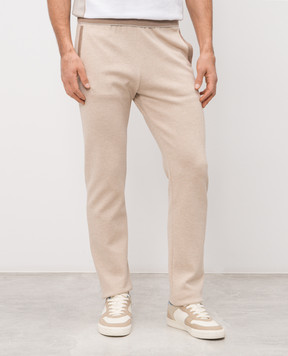 Bertolo Cashmere Бежеві спортивні штани 902013002294