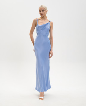 Twinset Блакитна сукня міді 261TP2760