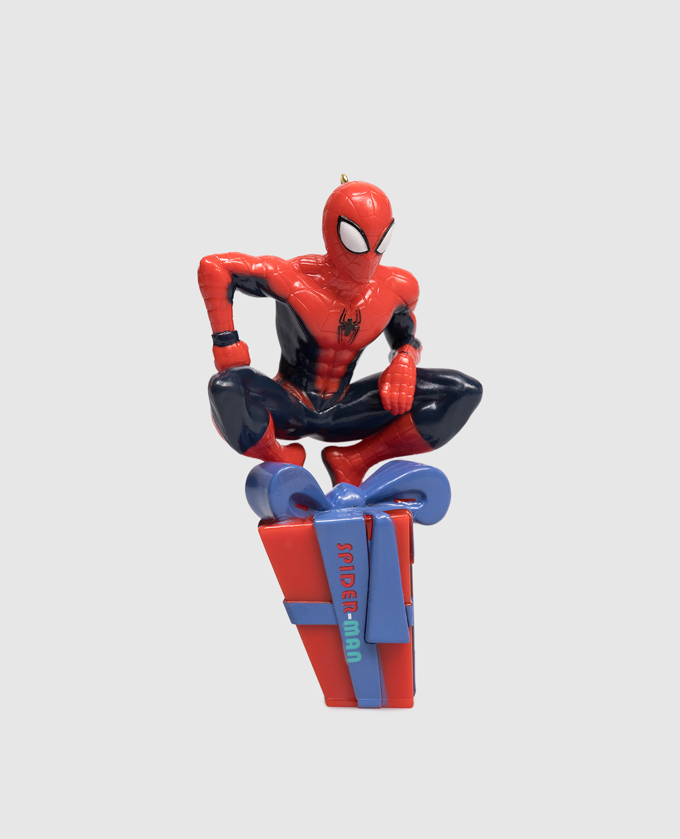

Елочное украшение Spider-Man on top of Christmas Gift, Красный, Елочные украшения