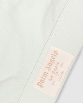 Palm Angels Зелений топ з нашивкою логотипа PLA1UWTP10SI