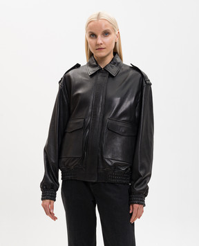 ARMA Чорні шкіряні куртки Astra 010L26104602