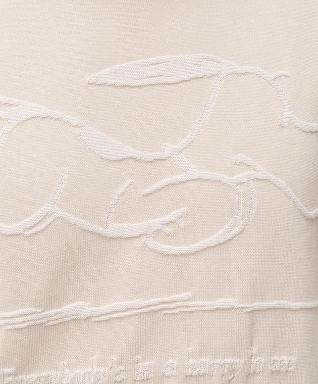 Iceberg Бежевий джемпер з візерунком A0067604 зображення 5