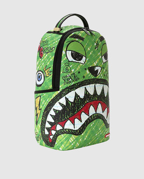 Sprayground Дитячий зелений рюкзак Moneybear Chomp & Keychain 910B8670NSZ