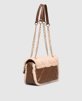 Twinset Коричнева сумка з логотипом 252TD8110