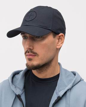 Stone Island Голубая кепка с вышивкой логотипа L1S159100013S0248