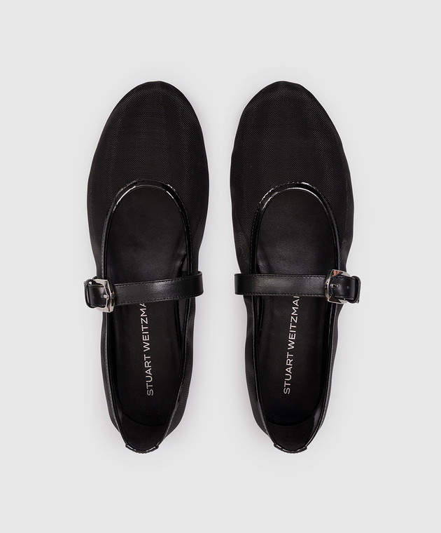 Stuart Weitzman Чорні балетки SAI BAREITALL MARY JANE SN511 зображення 4