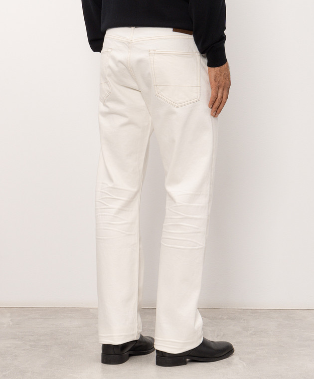 Tom Ford Джинси кольору айворі DPH003DMC085 зображення 4