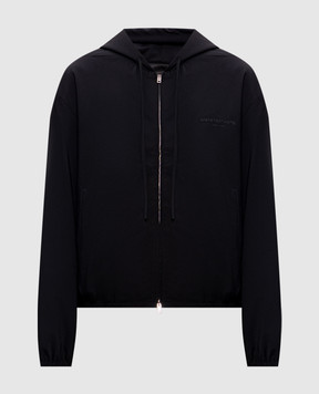 Alexander Wang Черная спортивная куртка с шерстью 1WC2262723