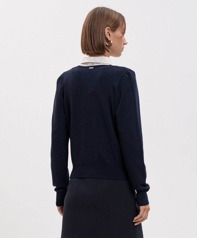 Twinset Синій джемпер 262TT3331 зображення 4