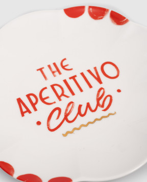 Bitossi Home Белая фарфоровая тарелка для The Aperitivo LGP00001