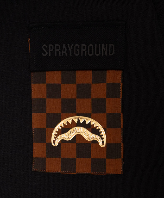 Sprayground Детский черный лонгслив SPY1570BLK изображение 3
