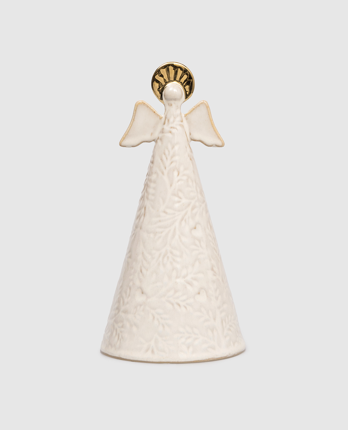 

Бежевая керамическая статуэтка Liza Deco Ангел, Бежевый, Декор