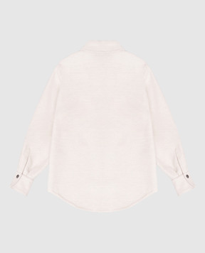 Brunello Cucinelli Детская серая куртка из шерсти BD565C437C