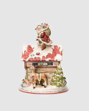 Fitz&Floyd Керамічна ємність для печива Святковий будиночок 18232