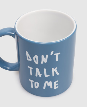Max & Co Синя керамічна чашка з написом Don't Talk to Me MCLSCOUT