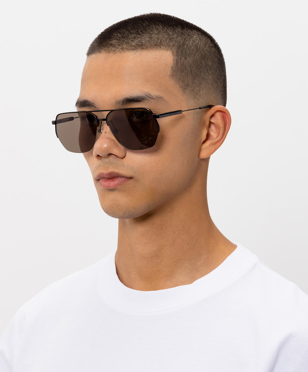 Jacquemus Черные очки Aviador JAC67C2SUN изображение 2