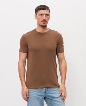 Tom Ford Коричнева футболка T4M081040