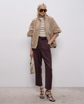 Brunello Cucinelli Бежевая куртка M0F91SO606