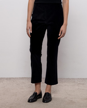 Max Mara Weekend Черные брюки вельветовые MARRUCA WKDMARRUCA
