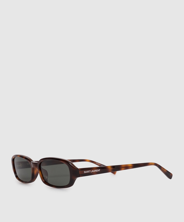 Saint Laurent Коричневые солнцезащитные очки 872 Erin 862864Y9956 изображение 3