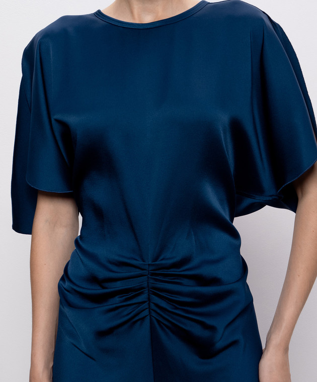 Victoria Beckham Синя сукня максі Isabella 1226WDR007004A зображення 4