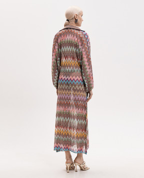 Missoni Платье в узор с разрезами MS26SQ1ZBR014K