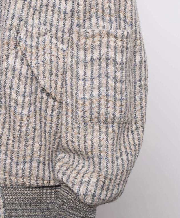 Missoni Серая куртка с кашемиром DS26WC06BC006H изображение 5