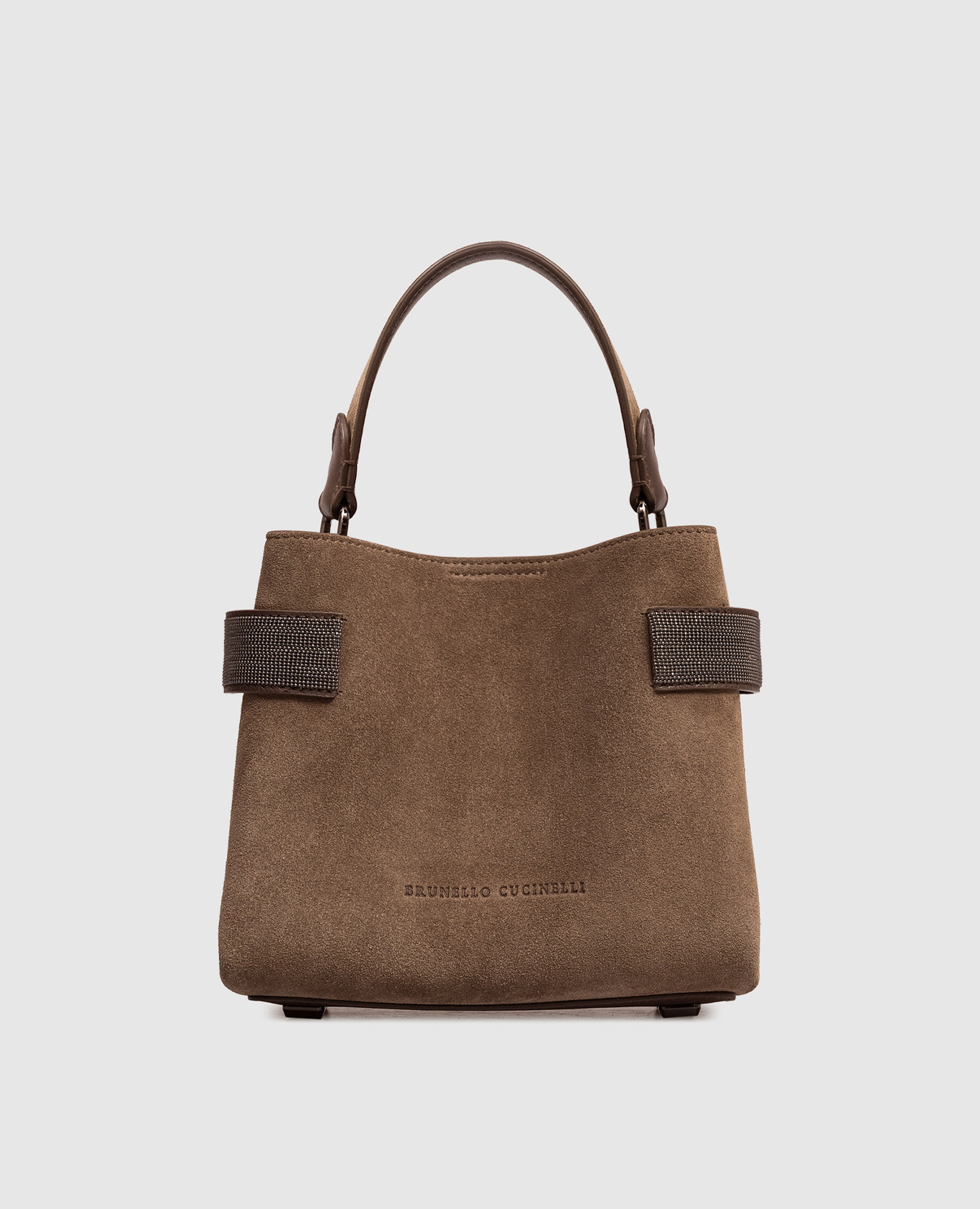 

Коричневая замшевая сумка Essence, Коричневый, Сумки через плечо