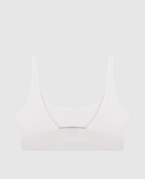 Tom Ford Белый топ с логотипом узором BRJ016JEX166